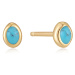 Ania Haie E044-01G Earrings - Turquoise Wave