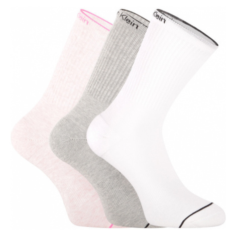 3PACK dámské ponožky Calvin Klein vícebarevné (701218766 003)