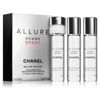 Chanel Allure Homme Sport toaletní voda pro muže 3 x 20 ml
