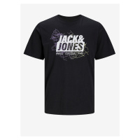 Černé pánské tričko Jack & Jones Map