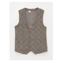 LC Waikiki Plaid Boys' Vest