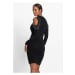 Bonprix BODYFLIRT úpletové šaty Barva: Černá, Mezinárodní