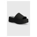 Pantofle Melissa BECKY + MARC JACOBS AD dámské, černá barva, na platformě, M.33968.AP440