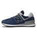 New Balance WL574EVN Dámská volnočasová obuv, tmavě modrá, velikost 37