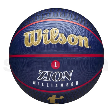 Wilson NBA Player Icon Outdoor Bskt Zion U WZ4008601XB - navy/gold