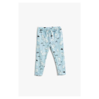 Koton Baby Boy Soft-Textured Polar Bear Printed Jogger Sweatpants