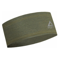 Unisex čelenka MATT Merino Headband Uni khaki