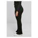 Dámské legíny // Urban Classics / Ladies Flared Rib Knit Leggings black