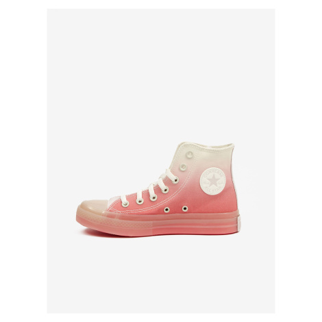 Krémovo-růžové dámské kotníkové tenisky Converse Chuck Taylor All Star CX