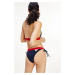 Tommy Hilfiger modré spodní díl plavek Cheeky String Side Tie Bikini