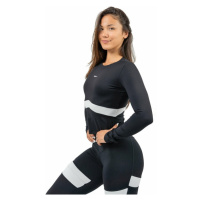 Nebbia Long Sleeve Sporty Top True Hero Black Fitness tričko