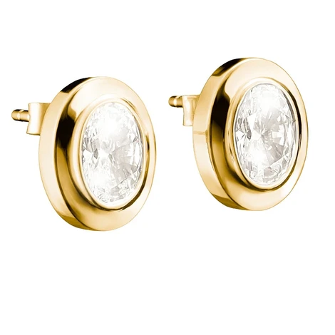 Thomas Sabo H2342-414-14 Stud earrings Oval Gold-plated