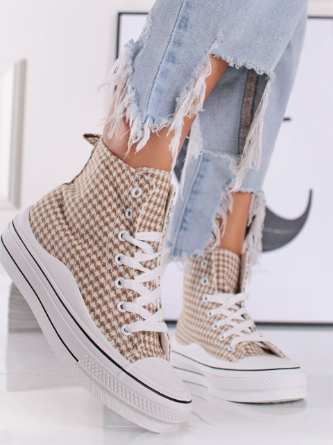 Dámské plátěné kotníkové tenisky