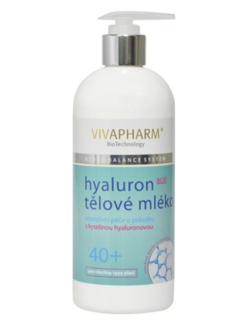 Tělová mléka s kyselinou hyaluronovou