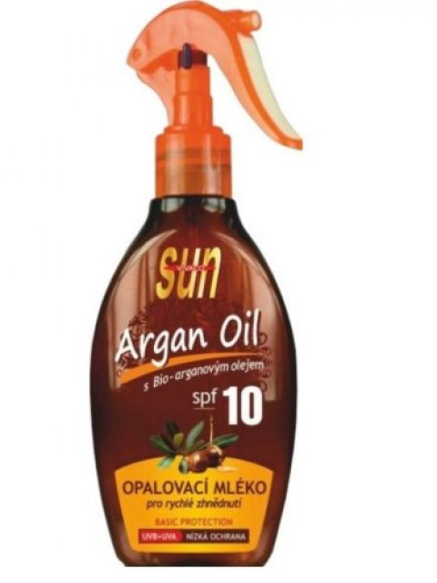 Opalovací oleje s arganovým olejem