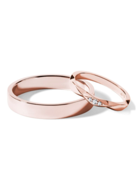 Snubní prsteny z růžového zlata