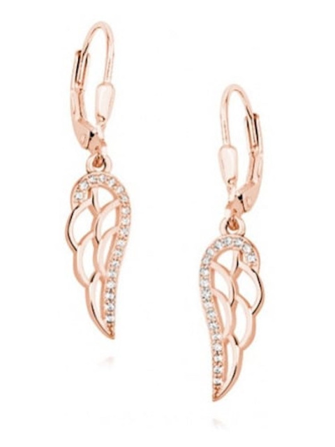 Visací náušnice se zirkony