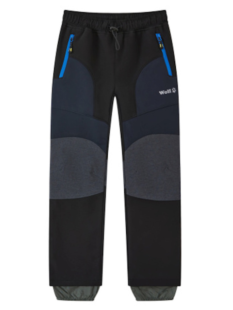 Chlapecké zateplené softshellové kalhoty