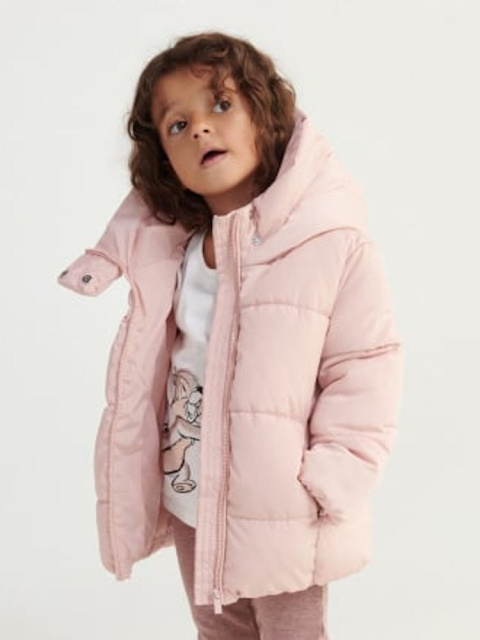 Levné dívčí prošívané bundy