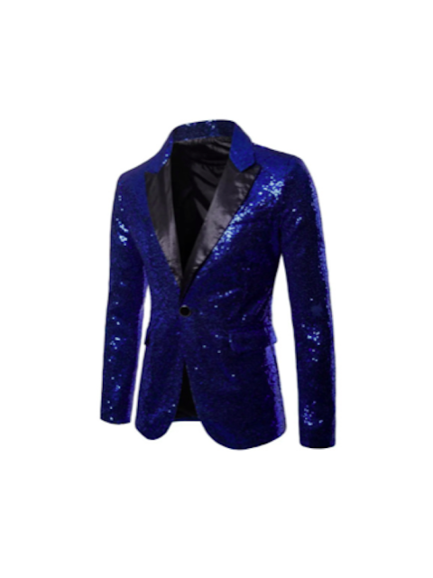 Pánská flitrová saka