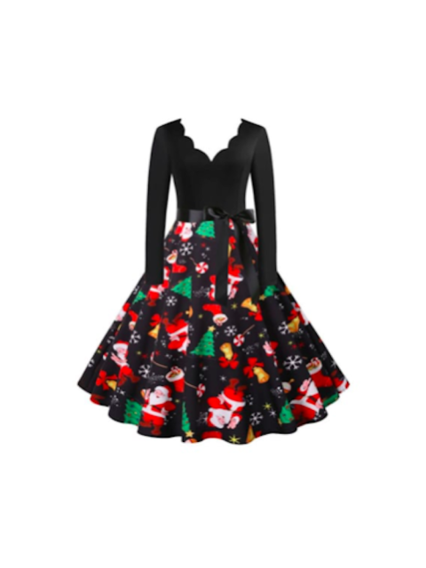 Levné vánoční šaty