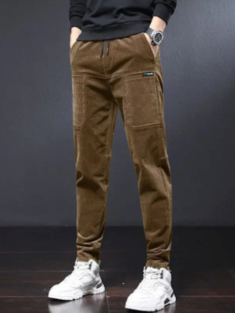 Levné pánské manšestrové kalhoty