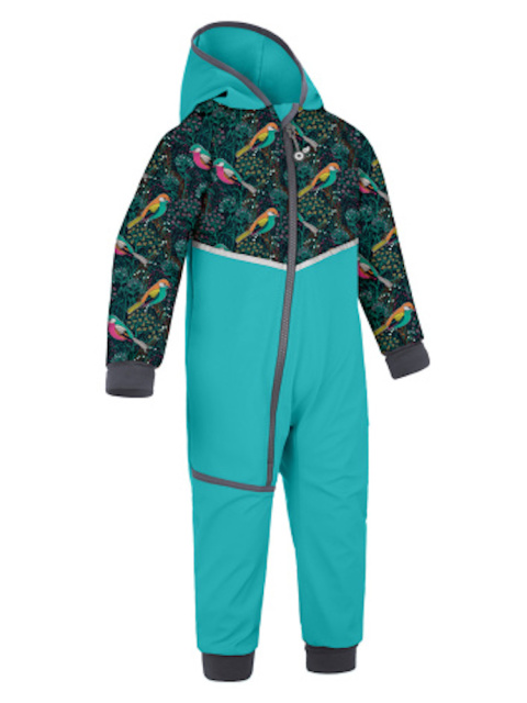 Dětské softshellové kombinézy s fleecem